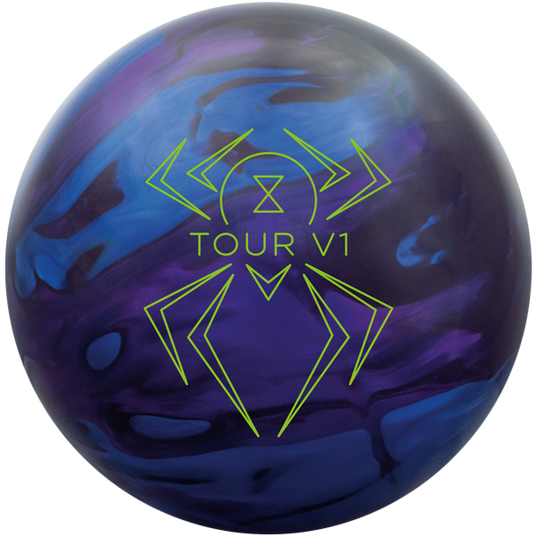 Hammer Black Widow Tour V1 bowling ball – front view