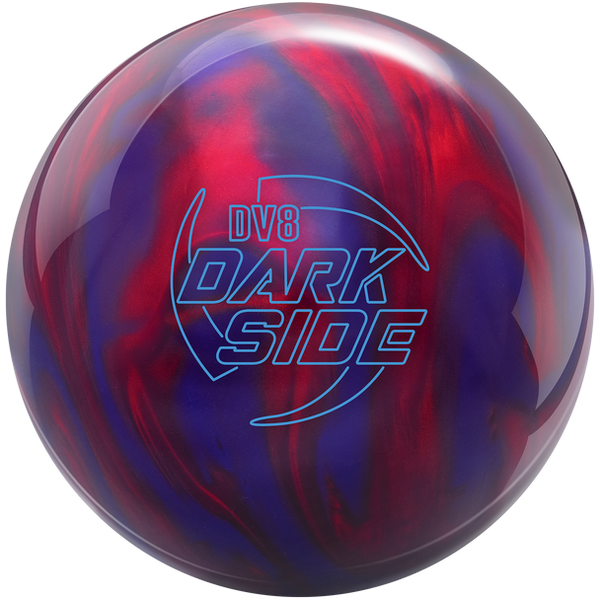 DV8 Dark Side bowling ball – side view