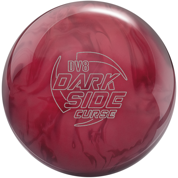 DV8 Dark Side Curse bowling ball – side view