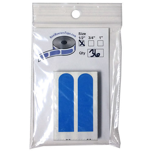 The Real Bowler's Tape Blue Smooth 1/2" Bowling Tape