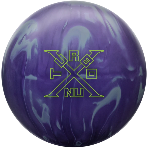 Ebonite Turbo X NU bowling ball – front view