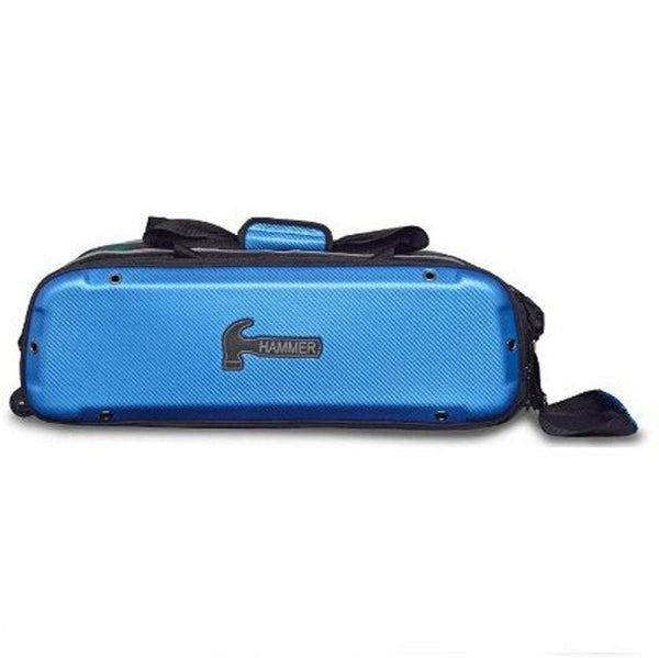 Hammer Carbon Shield Triple Tote Bowling Bag - Blue Bowling Bag