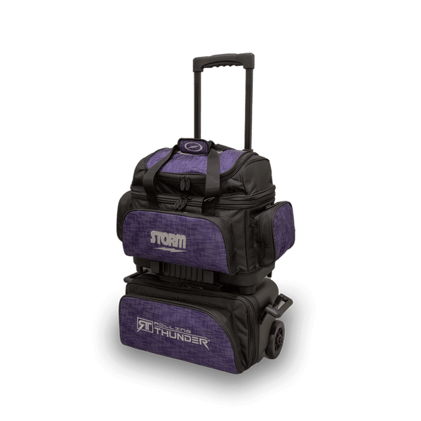 Storm Rolling Thunder 4 Ball Roller - Abstract Purple/Black Bowling Bag Bowling Bag