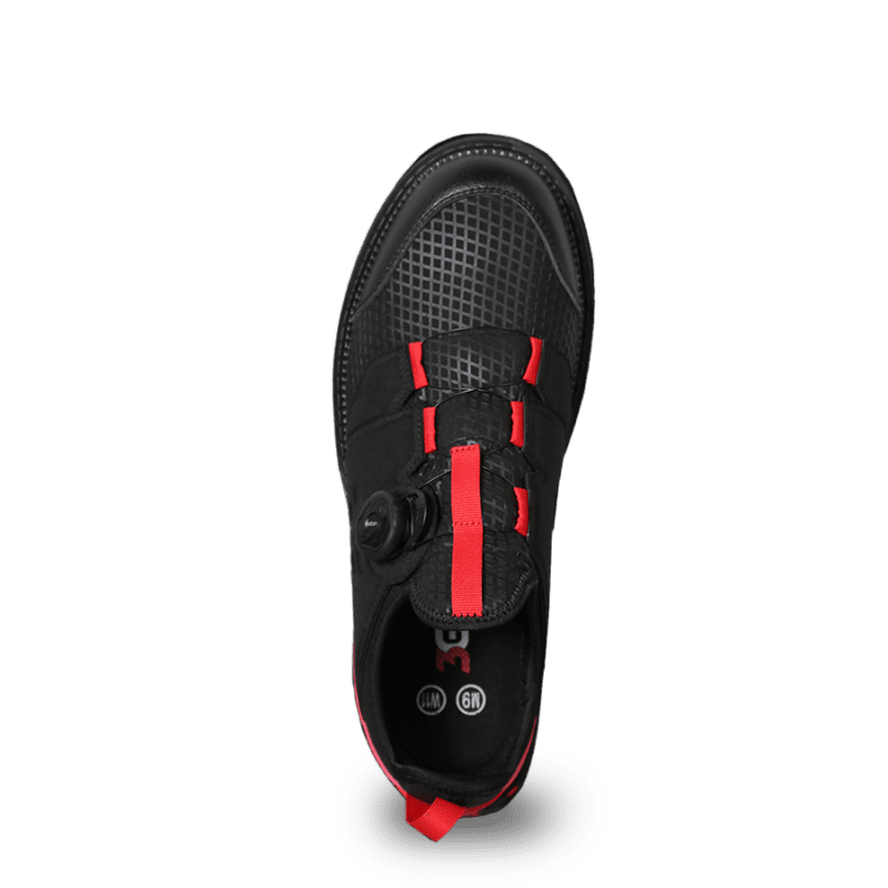 3G Men's Speed Dial Bowling Shoes - Black/Red (Right Hand) - view 2