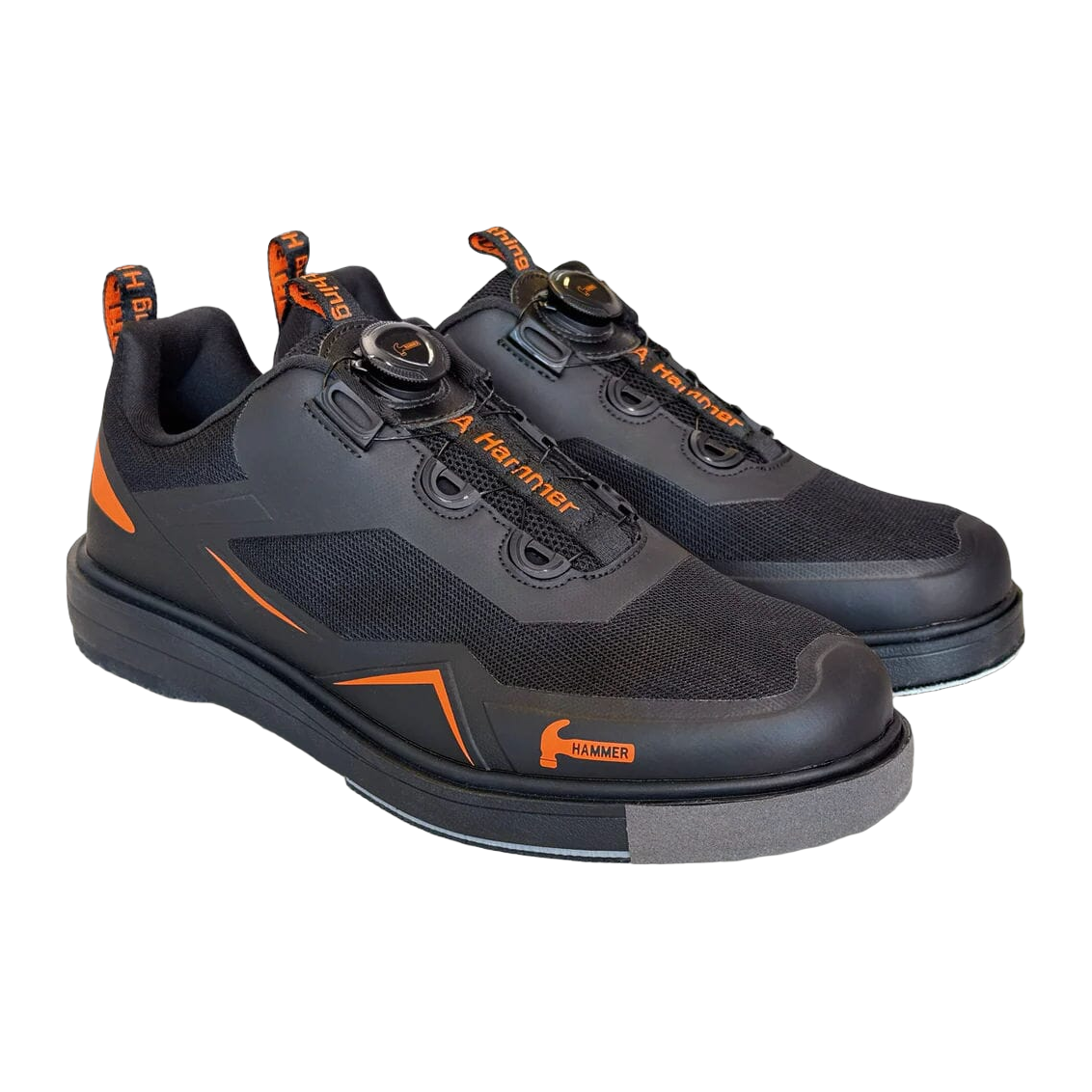 Hammer Men's Vibe Bowling Shoes - Black/Orange - Right Hand