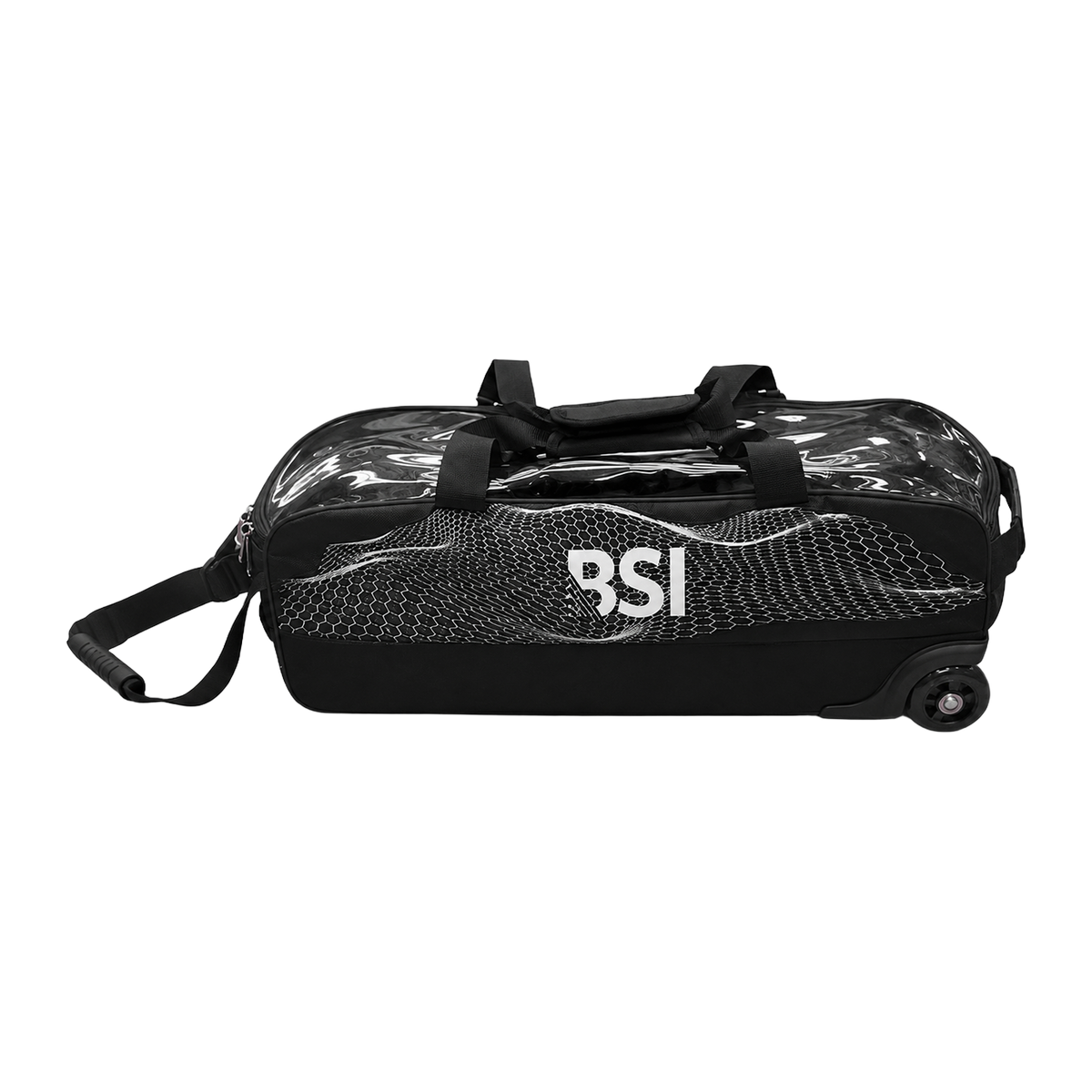 BSI Triple Tote Big Wheel Bowling Bag - Black