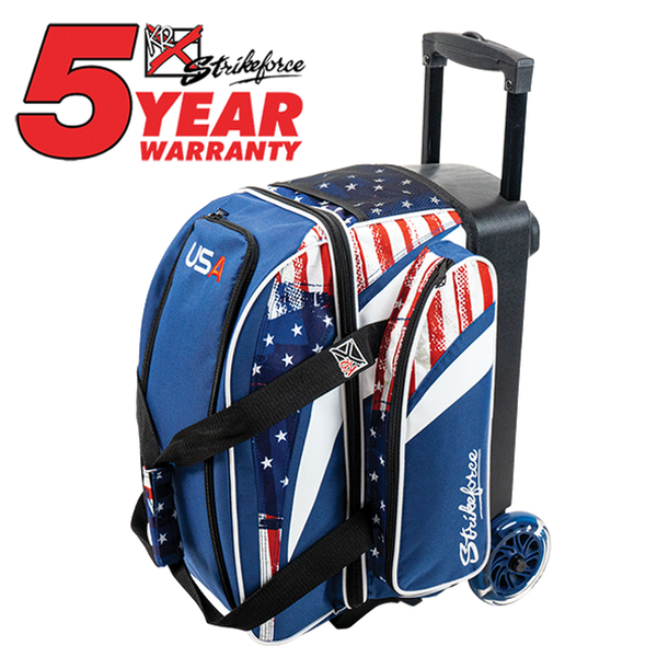 KR Strikeforce Cruiser Double Roller Bowling Bag - USA