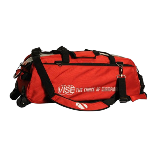 Vise 3-Ball Tote Clear Top - Red