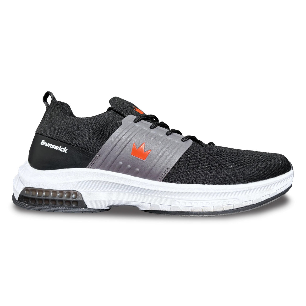 Brunswick Men's Alpha Max Bowling Shoes - Black/Red