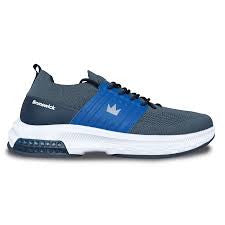 Brunswick Men's Alpha Max Bowling Shoes - Grey/Navy