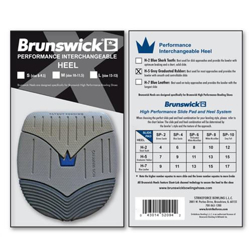 Brunswick Replacement Heel
