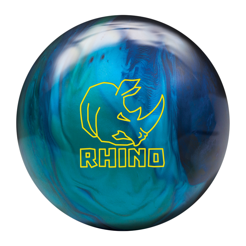 Brunswick Rhino Bowling Ball - Cobalt/Aqua/Teal