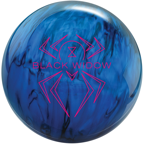 Hammer Black Widow Mania bowling ball – front view