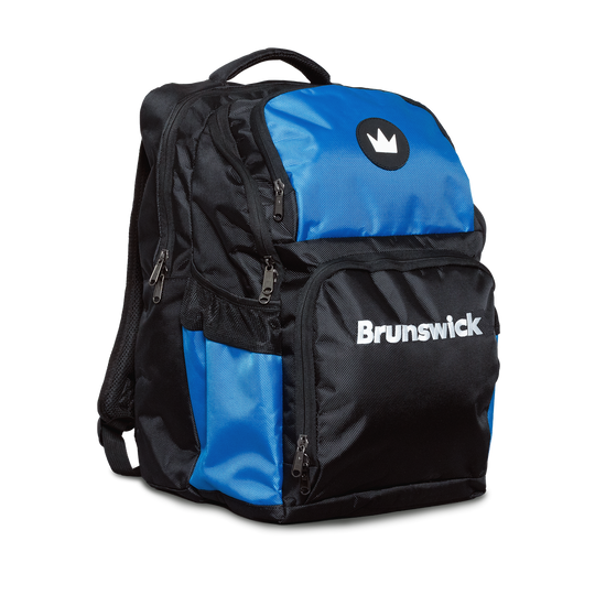 Brunswick Alert Backpack - Black/Blue