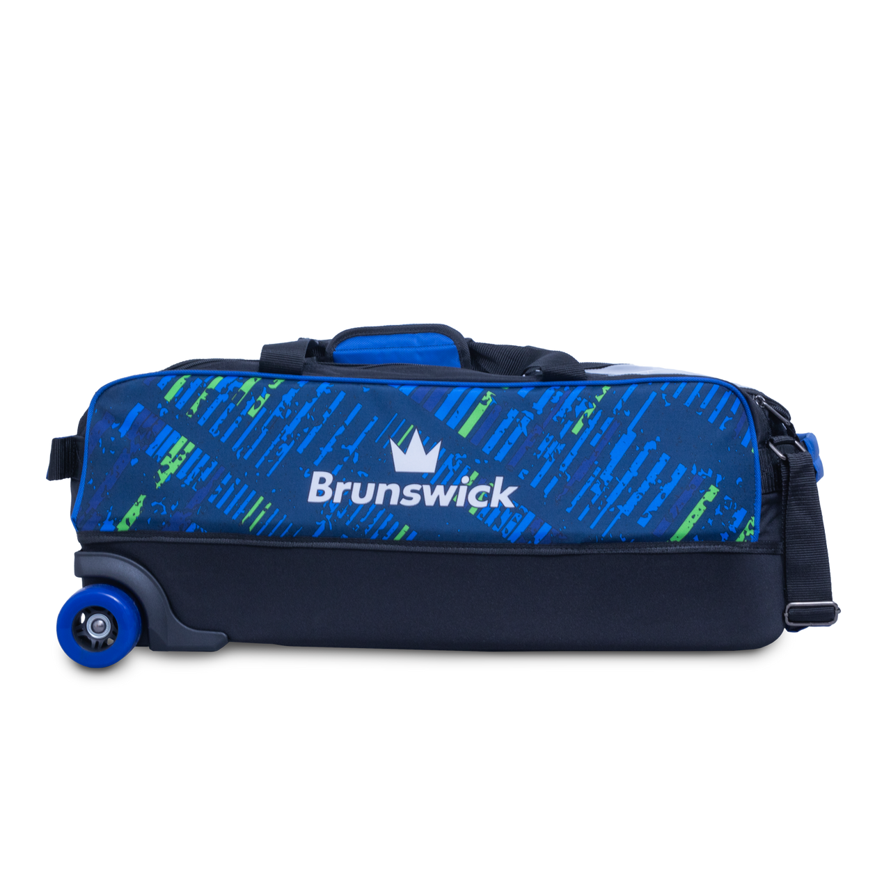 Brunswick Punisher Triple Tote - Blue/Green - Blue/Green