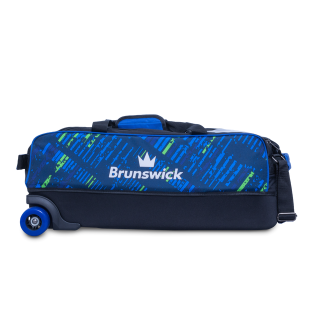 Brunswick Punisher Triple Tote - Blue/Green - Blue/Green