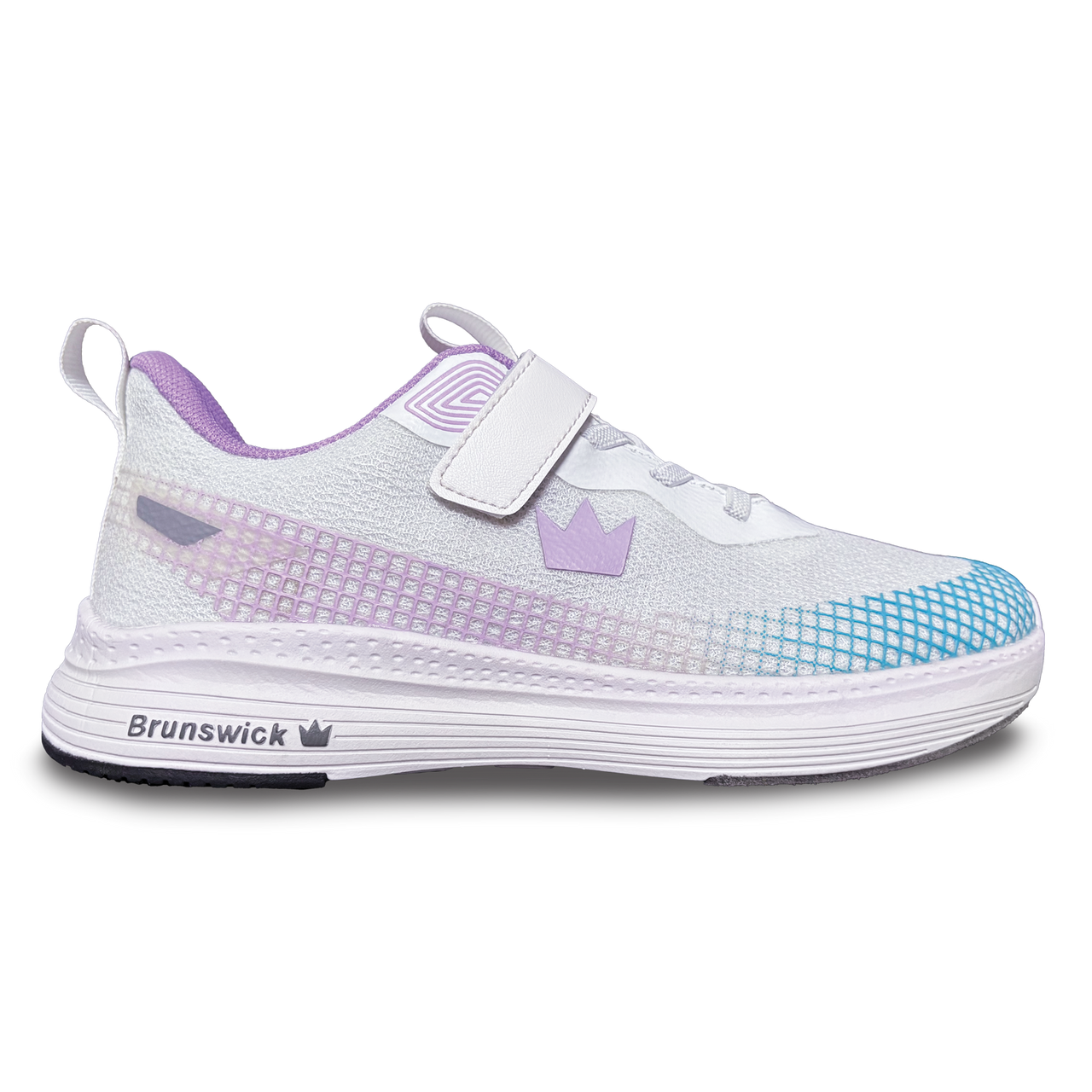 Brunswick Youth Strike Zone Bowling Shoes - Strike Zone White/Teal