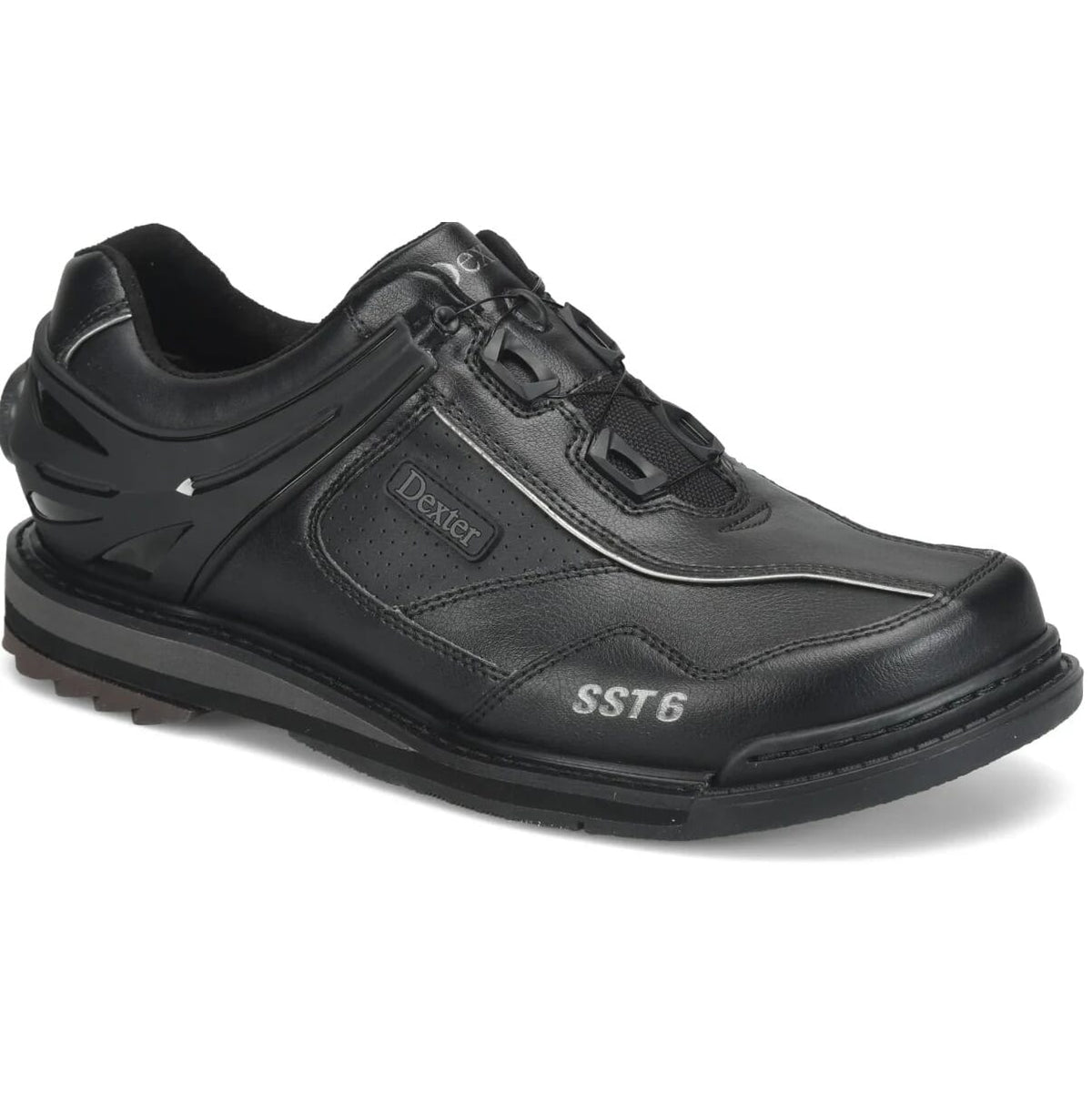 Dexter Men's SST 6 Hybrid BOA Bowling Shoes - Black/Gunmetal - Right Hand