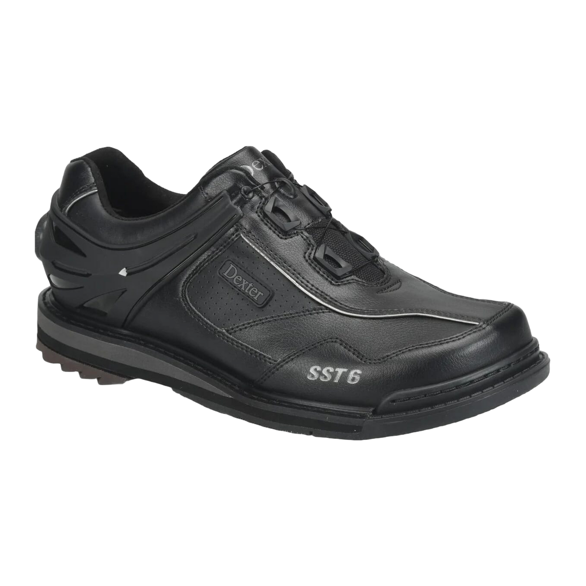 Dexter Men's SST 6 Hybrid BOA Bowling Shoes - Black/Gunmetal - Right Hand