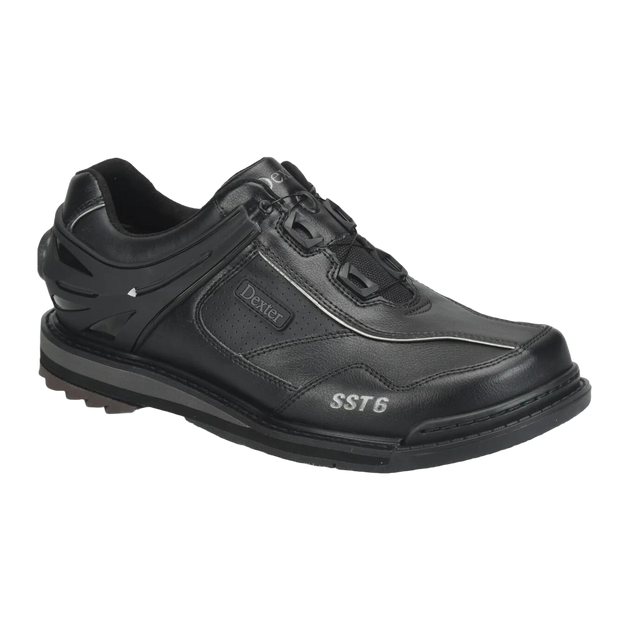 Dexter Men's SST 6 Hybrid BOA Bowling Shoes - Black/Gunmetal - Right Hand