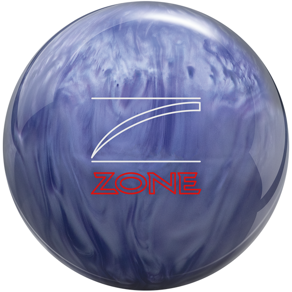 Brunswick Danger Zone Purple Ice bowling ball – front view