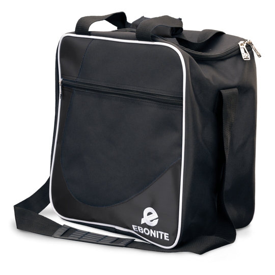 Ebonite Basic Single Tote Bowling Bag - Black
