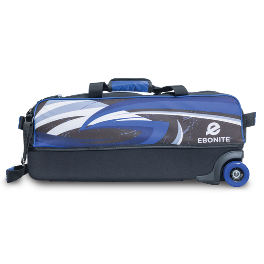 Ebonite Dye-Sub Triple Tote Bowling Bag - Blue