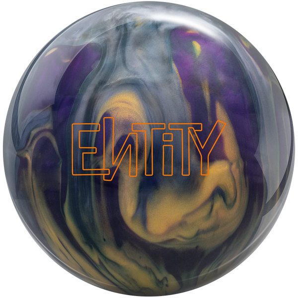 Ebonite Entity Pearl bowling ball – front view