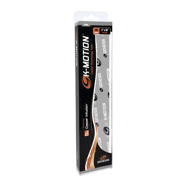 Genesis K-Motion Grey Pre-Cut 2 Inch Strips (20)