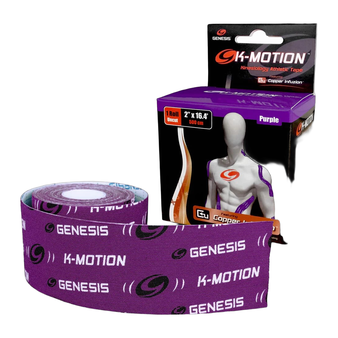 Genesis K-Motion Purple 2 Inch Roll