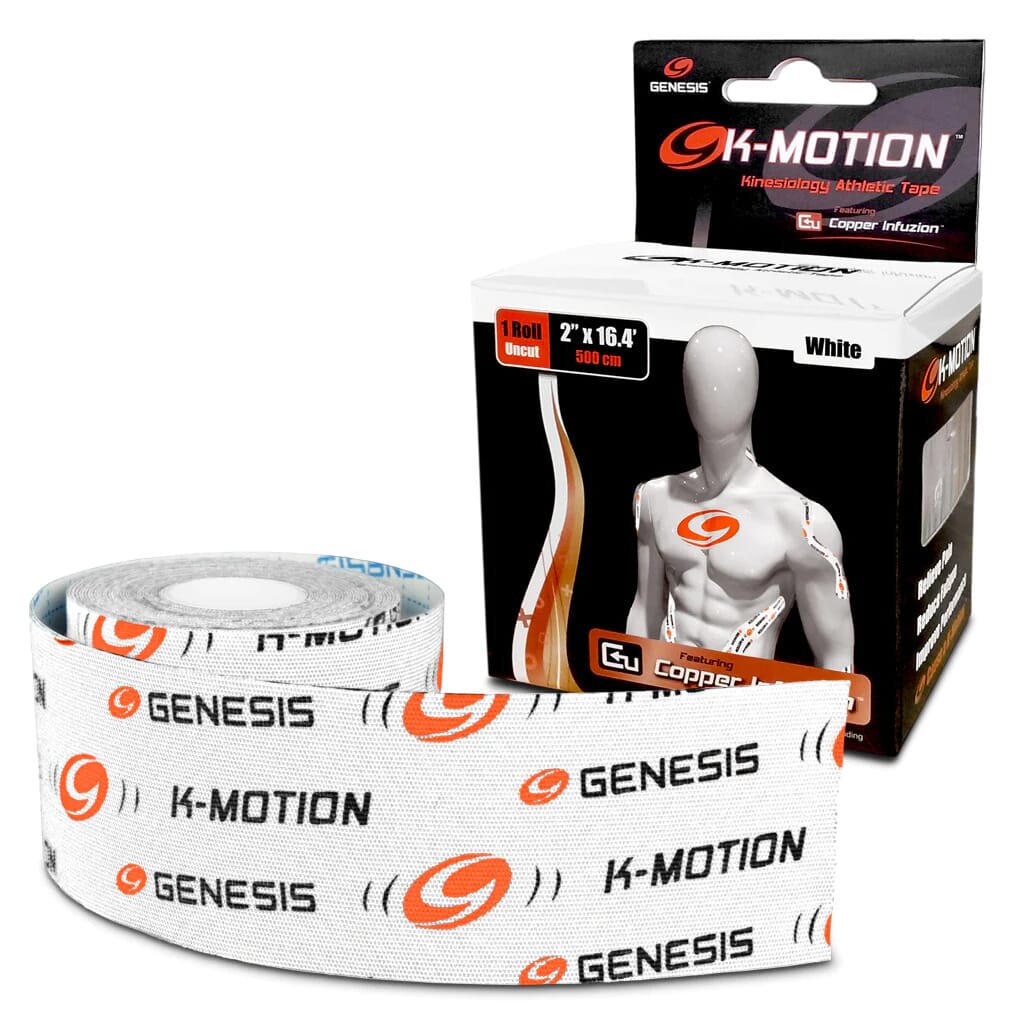 Genesis K-Motion White 2 Inch Roll