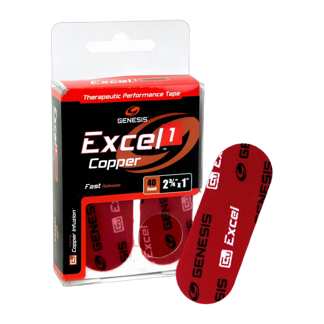 Genesis Excel COPPER Performance Fitting Tape - #1 Red