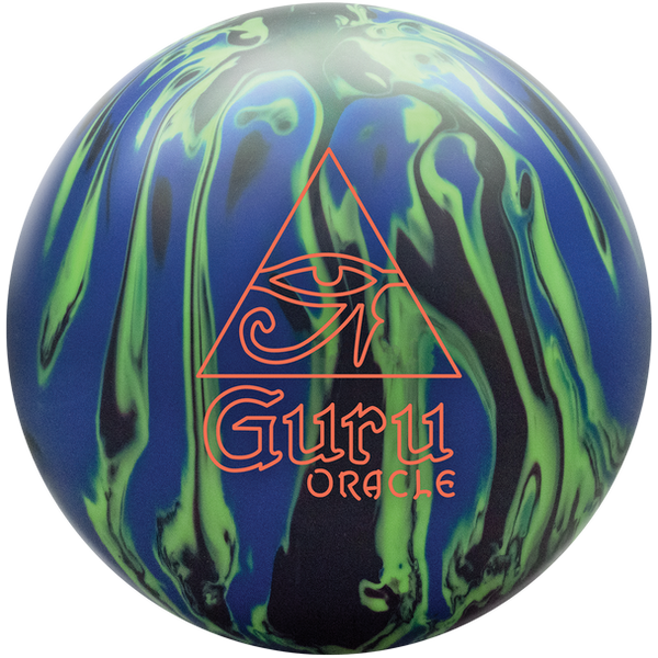 Radical Guru Oracle bowling ball – front view