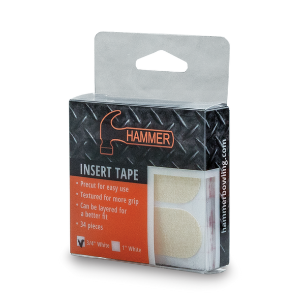 Hammer Insert Tape - White - 34 Pieces bowling accessory