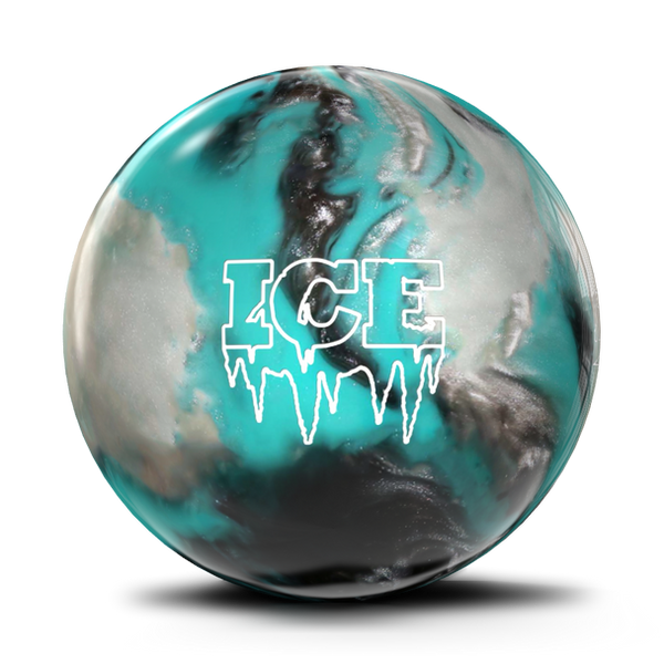 Storm Ice - Teal/Silver/Graphite bowling ball – front view