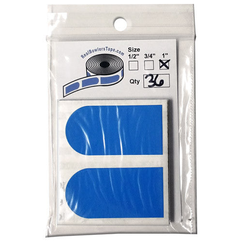 The Real Bowler's Tape Blue Smooth 1” Bowling Tape