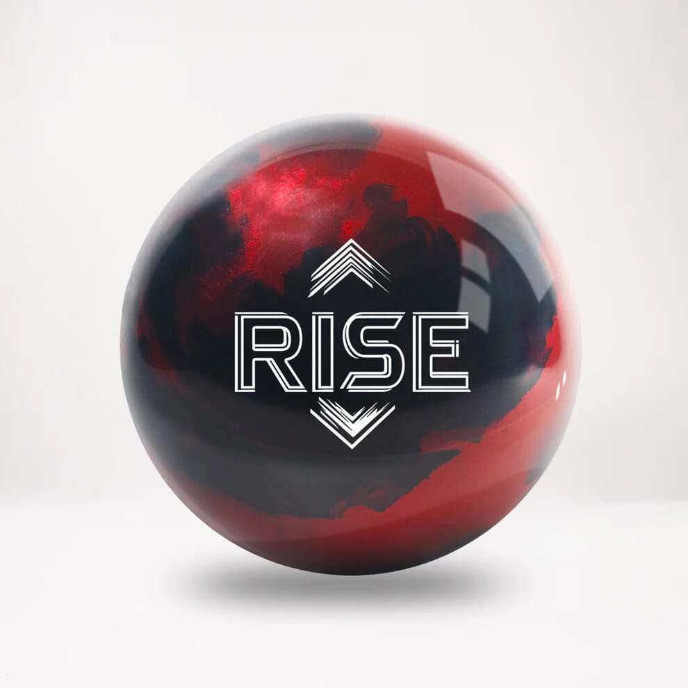 KR Strikeforce Rise Pearl Bowling Ball - Red/Black Pearl