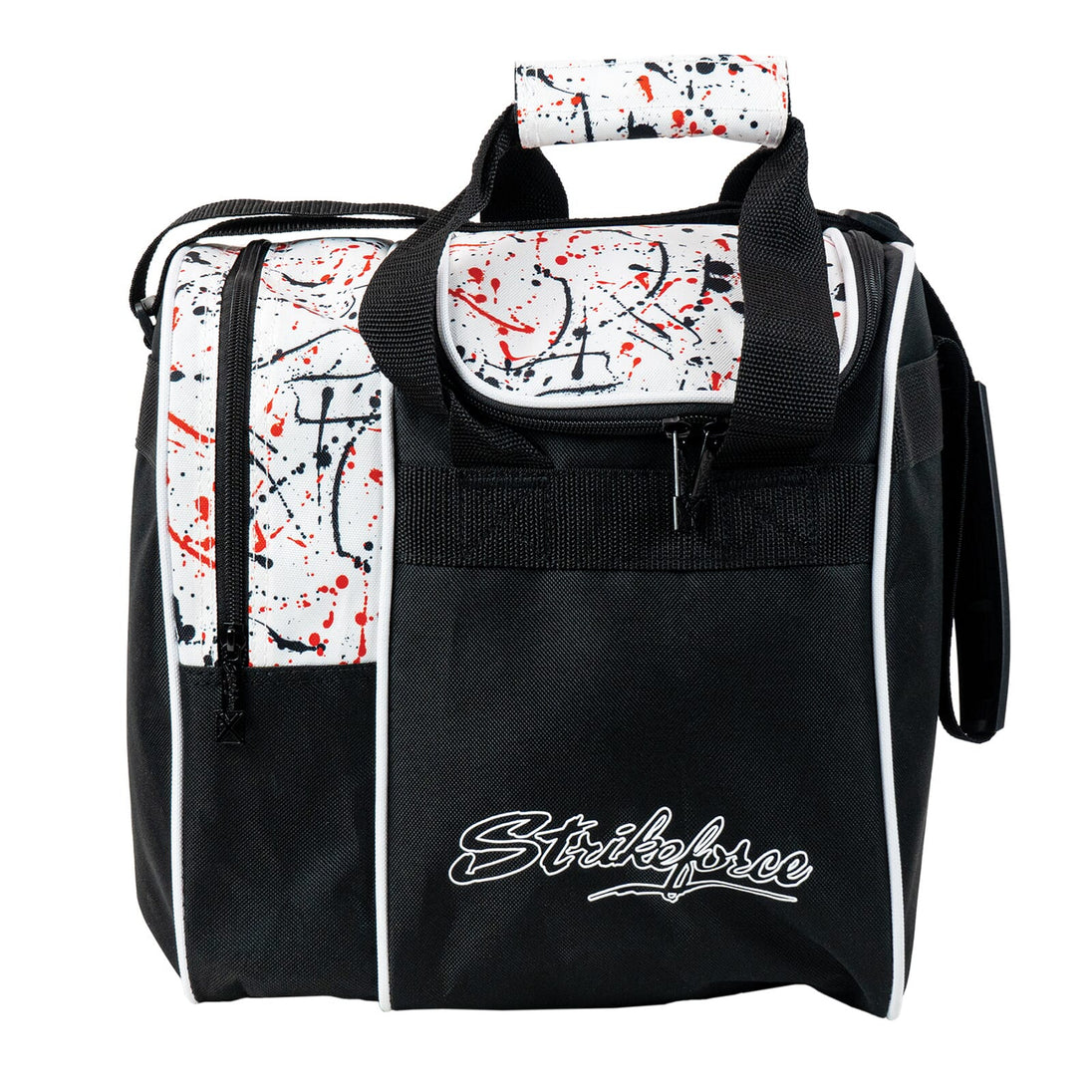 KR Strikeforce Rook Single Tote - White/Black/Red Splash