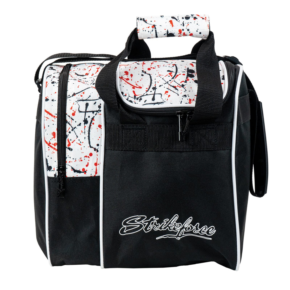 KR Strikeforce Rook Single Tote - White/Black/Red Splash