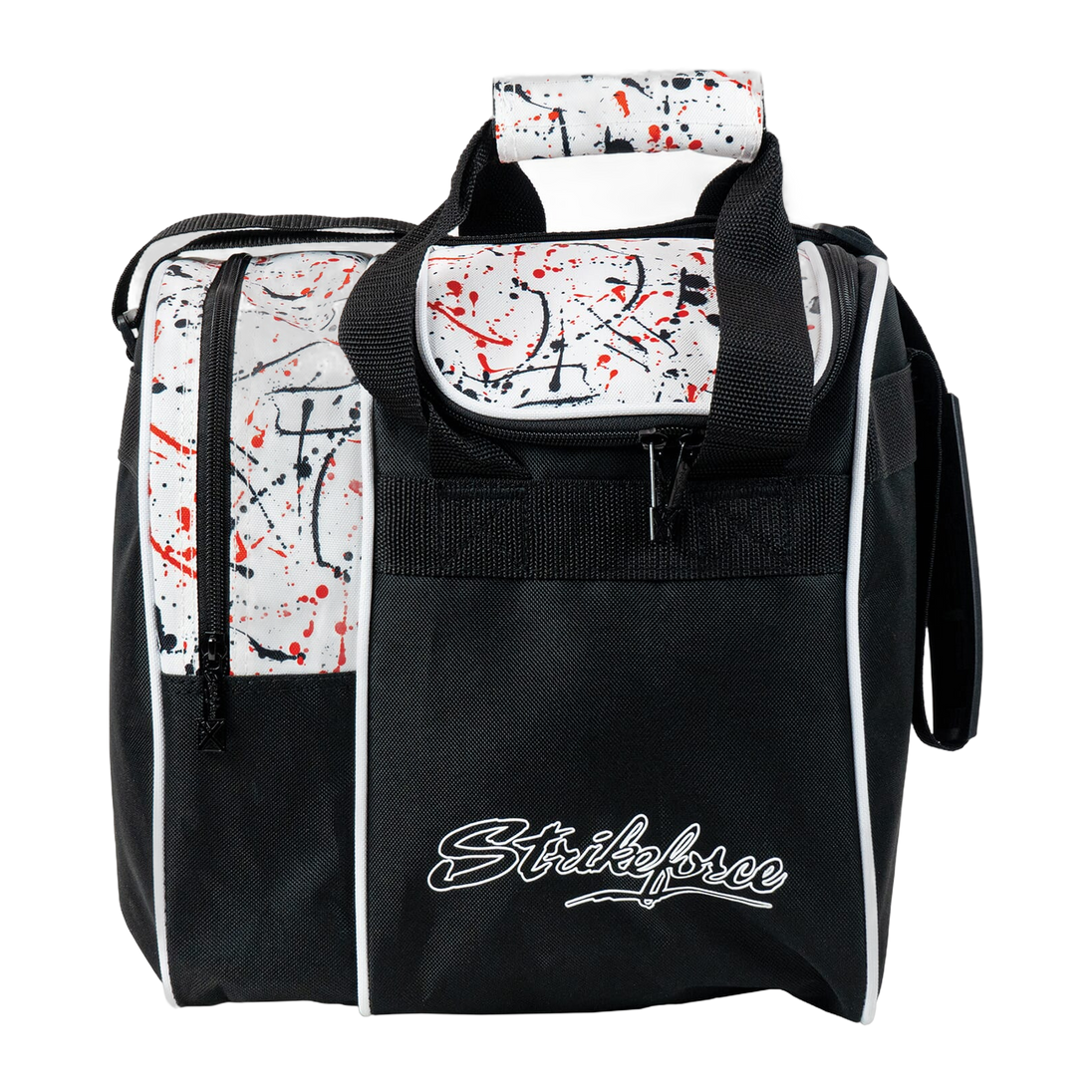 KR Strikeforce Rook Single Tote - White/Black/Red Splash