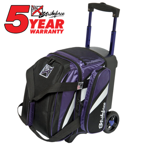 KR Strikeforce Cruiser 1-Ball Roller - Purple/White/Black bowling bag