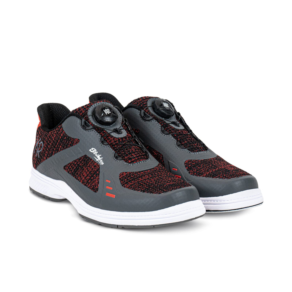 KR Strikeforce Men's Jet FT Bowling Shoes - Black/Red/Grey