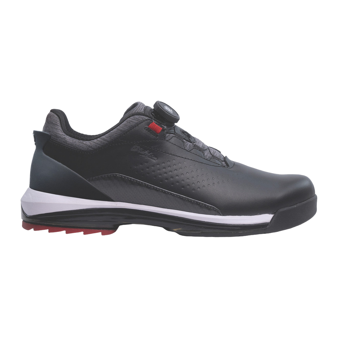 KR Strikeforce TPC Maven bowling shoe lateral view Black/Red