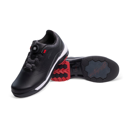 KR Strikeforce TPC Maven bowling shoe Black/Red with FreeLock dial and TRI-Sole