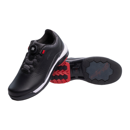 KR Strikeforce TPC Maven bowling shoe Black/Red with FreeLock dial and TRI-Sole