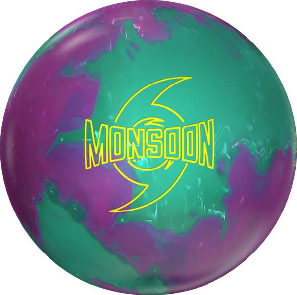 Storm Monsoon bowling ball – front view