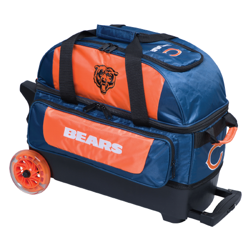KR Strikeforce NFL Chicago Bears 2 Ball Roller Bowling Bag
