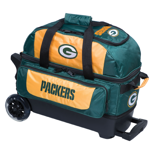KR Strikeforce NFL Green Bay Packers 2 Ball Roller Bowling Bag