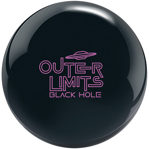 Radical Outer Limits Black Hole bowling ball – front view