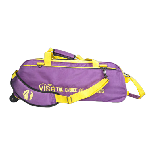 Vise 3-Ball Tote Clear Top - Purple/Gold